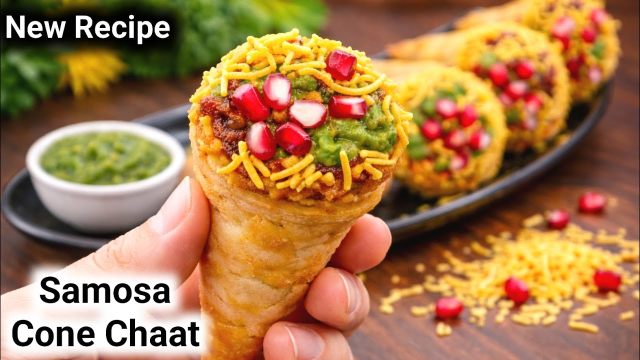 Iftar Special Aloo Samosa Cone Chaat | Easy Iftar Recipes | New Recipe | Ramadan Recipes | Snacks 
