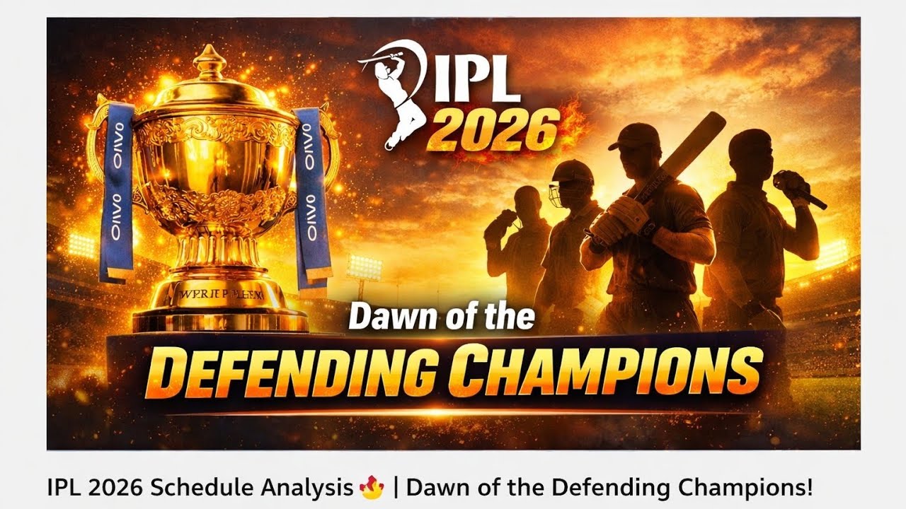 IPL 2026 Schedule Breakdown 🏏 Defending Champions Era Begins#IPL2026#IPLSchedule#IPLAnalysis#ipl2026