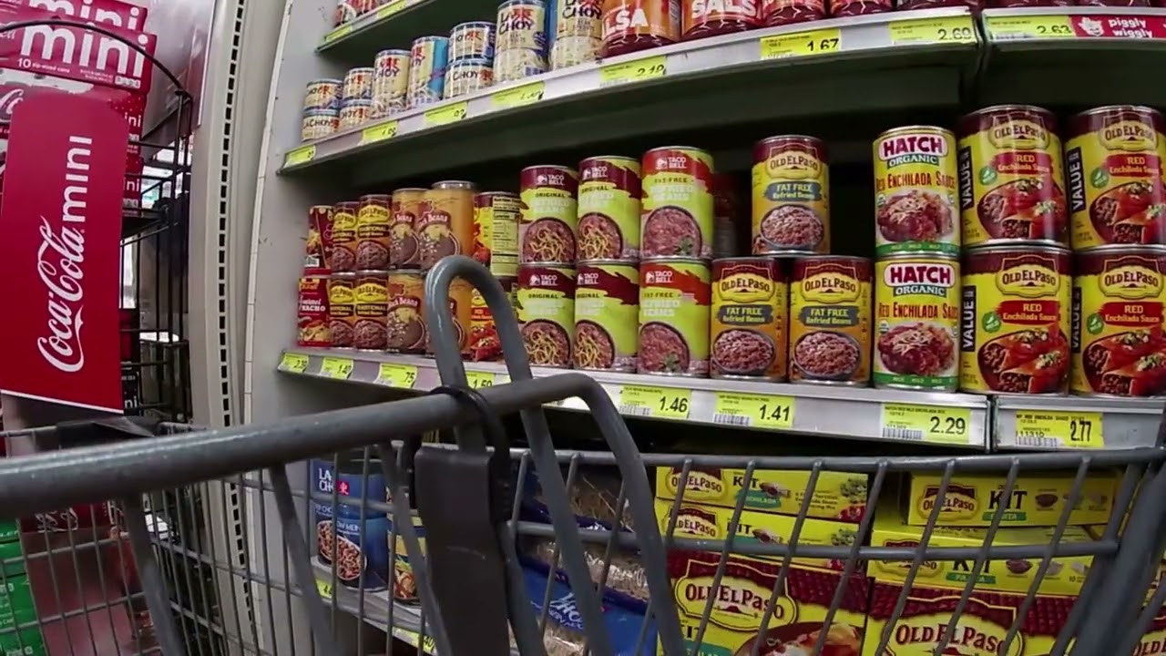 Покупка продуктов в Piggly Wiggly в 2019 году! Вот это были деньки.