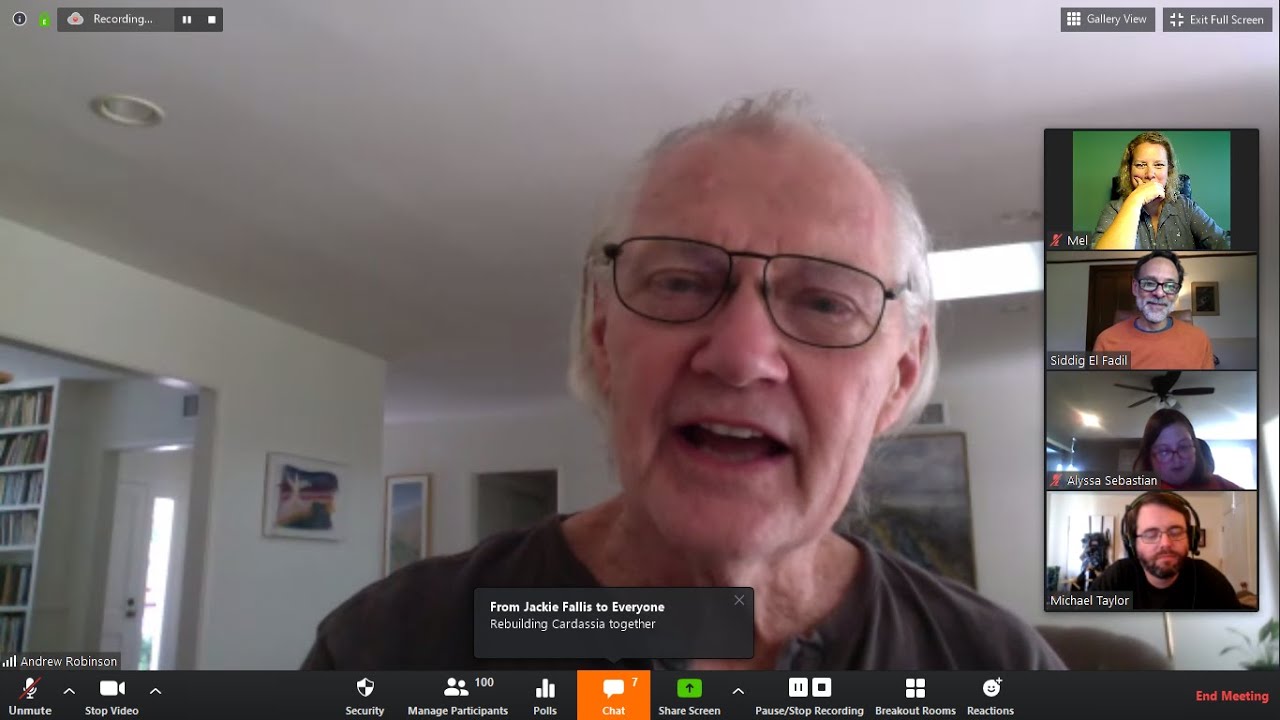 Alexander Siddig Live Zoom with Andrew Robinson - April 24, 2020 #SidCitySocialClub
