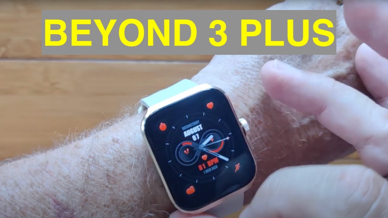 ZEBLAZE Beyond 3 PLUS Apple Watch Shaped AMOLED Always-On BT Call GPS Smartwatch: Unbox & 1st Look