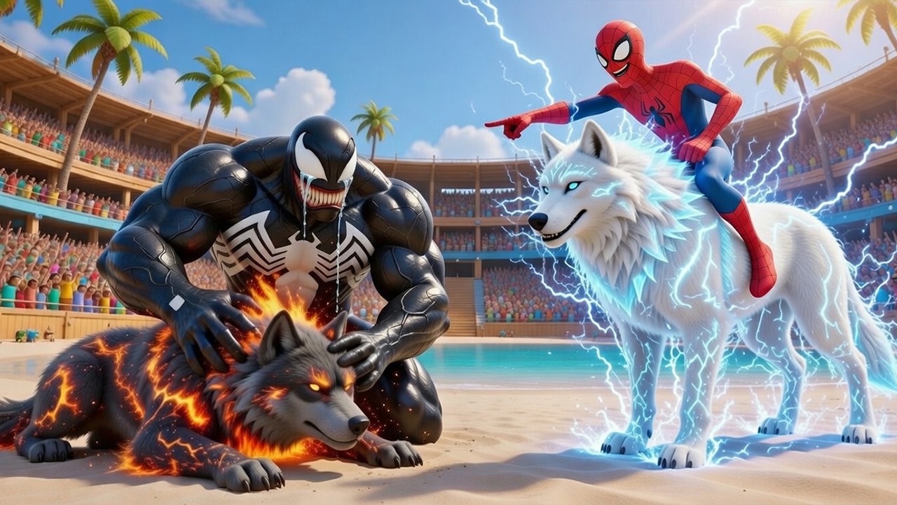 🐺🕷️SPIDERMAN Wins The Magic Legendary Wolf Championship Racing - Epic Racing Challenge