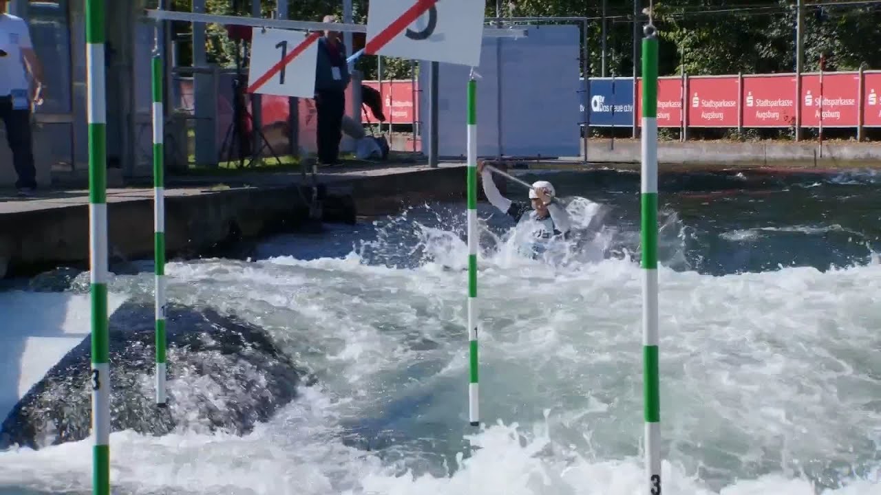 Keigo Yamamoto, JPN, Men’s Canoe Heats / 2025 ICF Canoe Slalom World Cup Augsburg