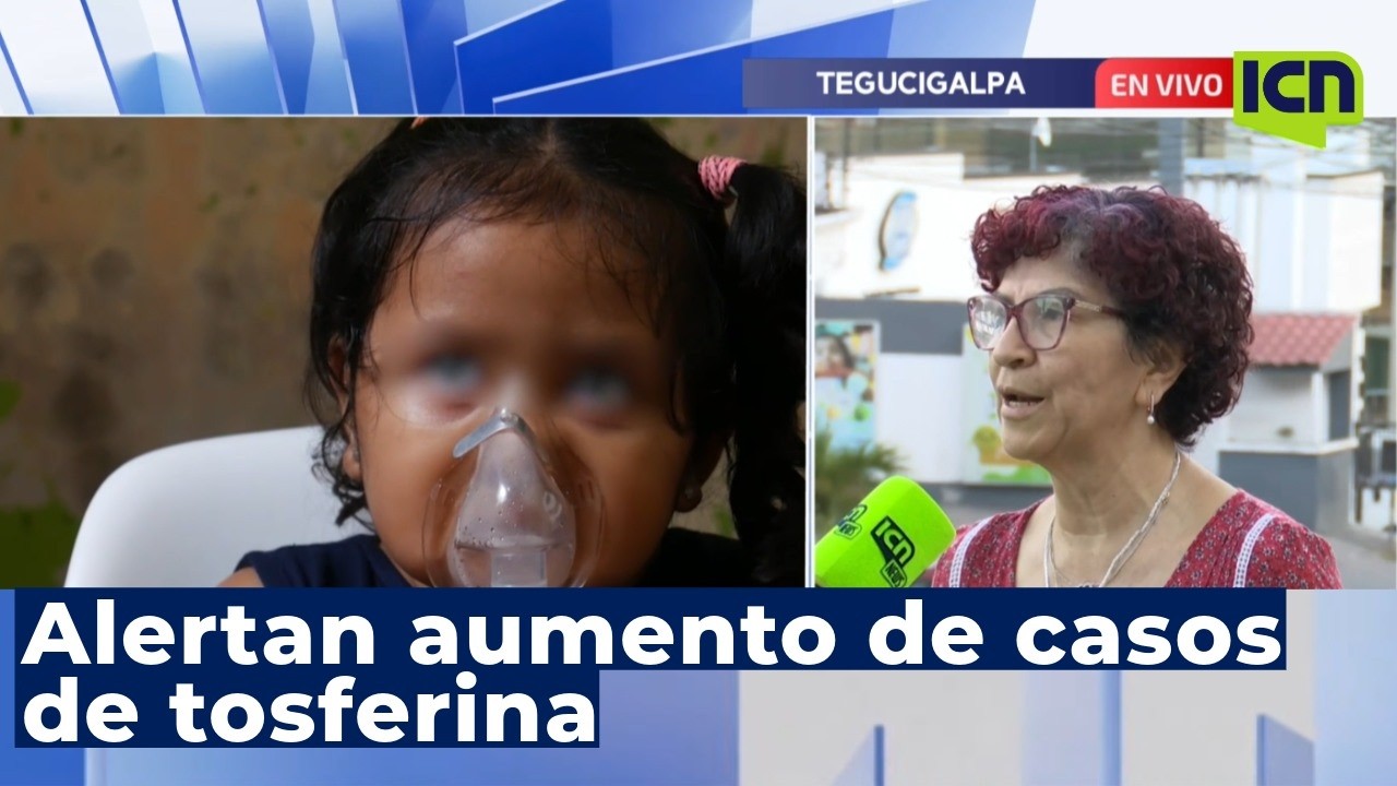 Alertan aumento de tosferina en Honduras y baja vacunación infantil