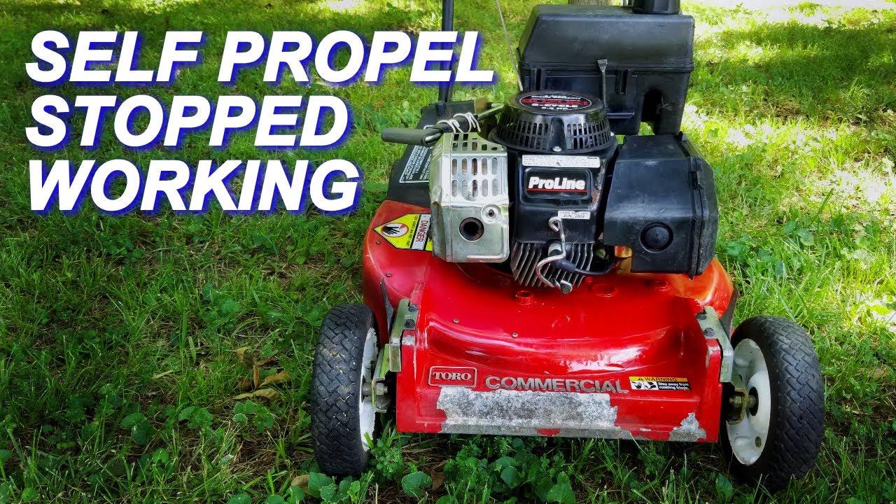 This mower's self propel stopped working while being used.