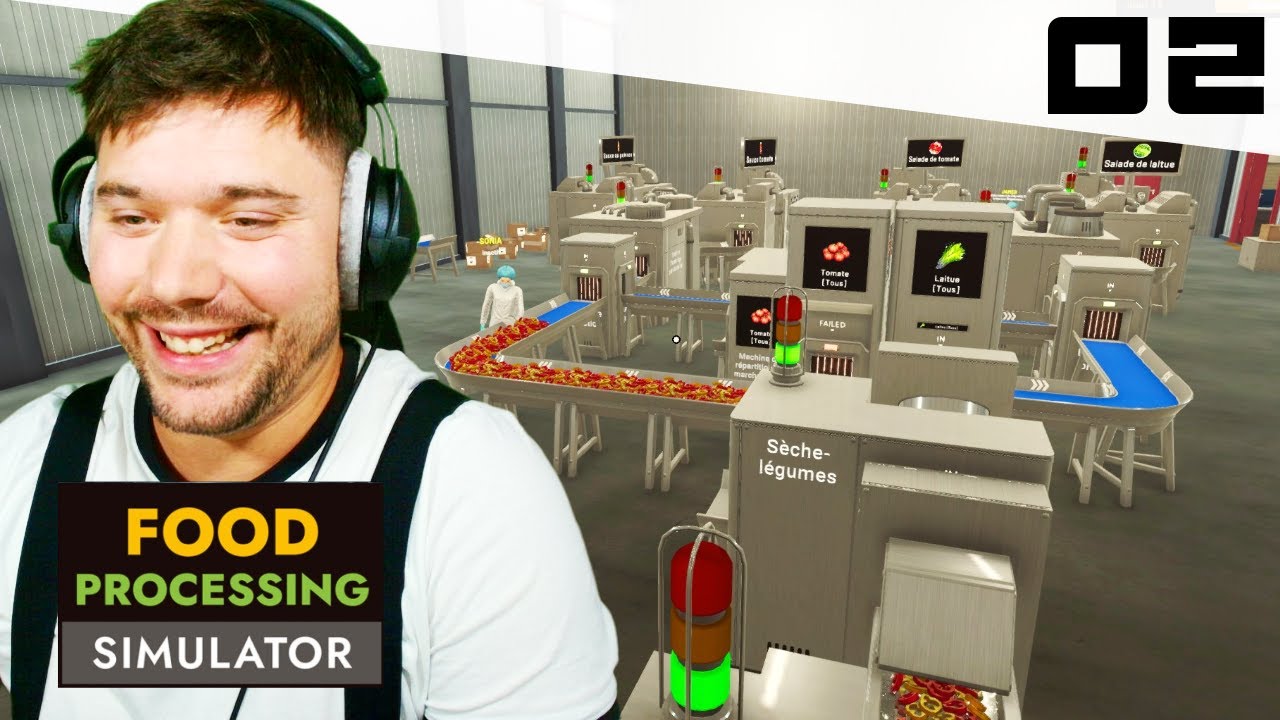 FOOD PROCESSING SIMULATOR #2 ▶ LES PREMIERS CONVOYEURS ;  PREMIERES GALERES !!