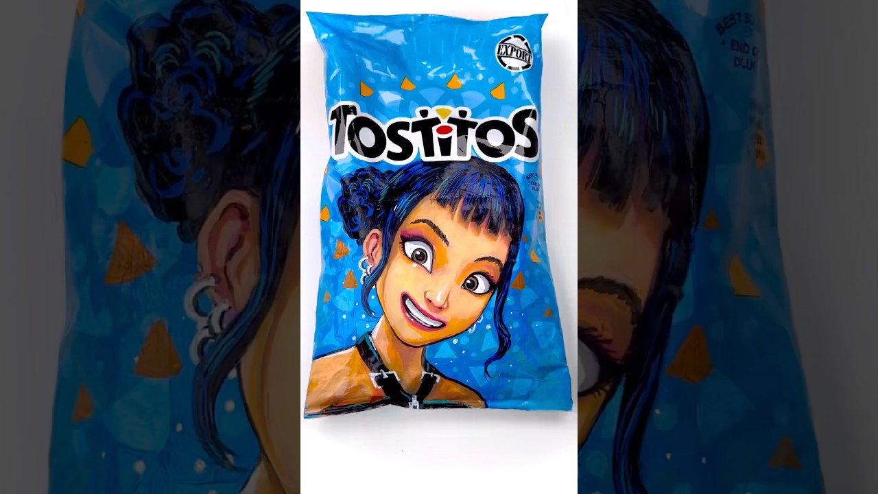 Tostitos x K-pop Demon Hunters &ndash; Zoey Edition #drawing #art