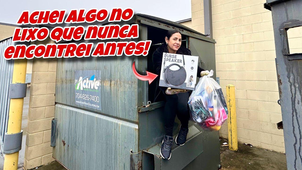 Achei algo no lixo dos Estados Unidos que nunca encontrei antes!😱🇺🇸