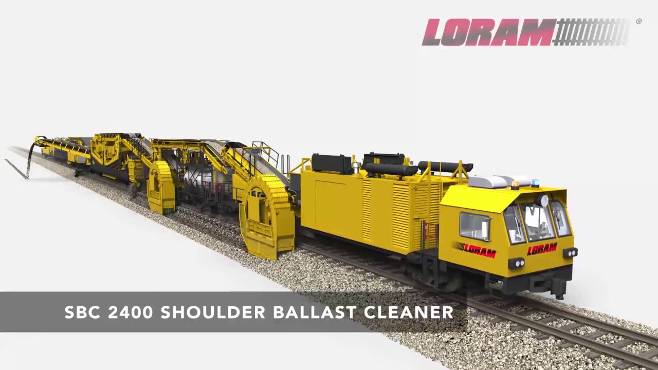 Loram Shoulder Ballast Cleaner SBC2400