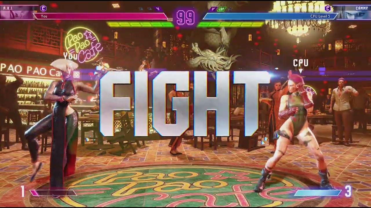 Street Fighter 6 A.K.I vs Cammy