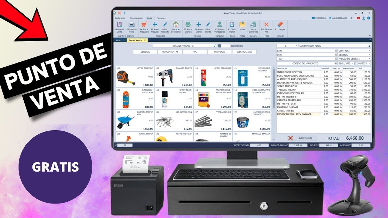 PUNTO DE VENTA GRATIS 2025 ✅ Para tu Negocio o Emprendimiento 👌