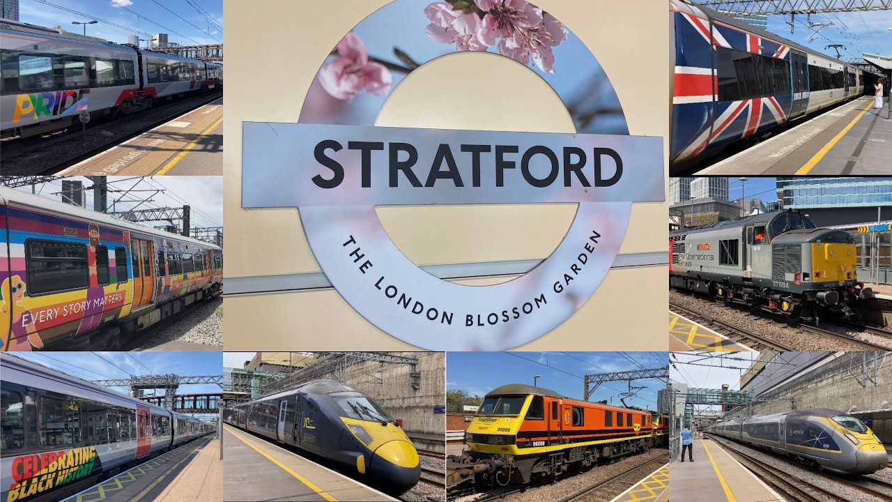 Trains At Stratford Regional (Great Eastern Mainline And Stratford International (HS1) Revisited