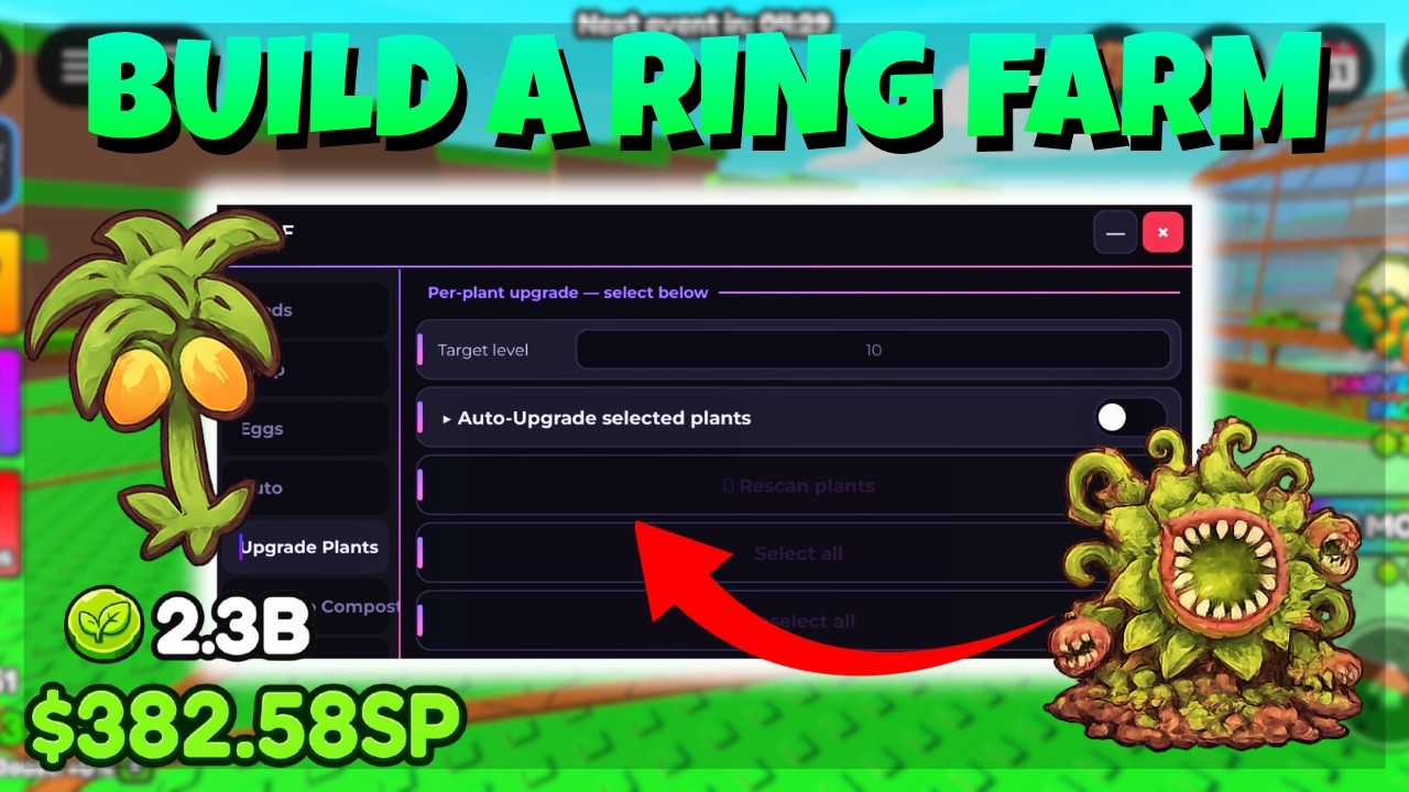 [BEST] BUILD A RING FARM Script | Auto Earn, Auto Collect Cash, Fast Upgrade | MOBILE/PC