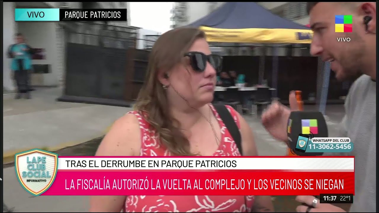 🔴 PARQUE PATRICIOS: LA FISCALÍA AUTORIZÓ LA VUELTA AL COMPLEJO Y LOS VECINOS SE NIEGAN