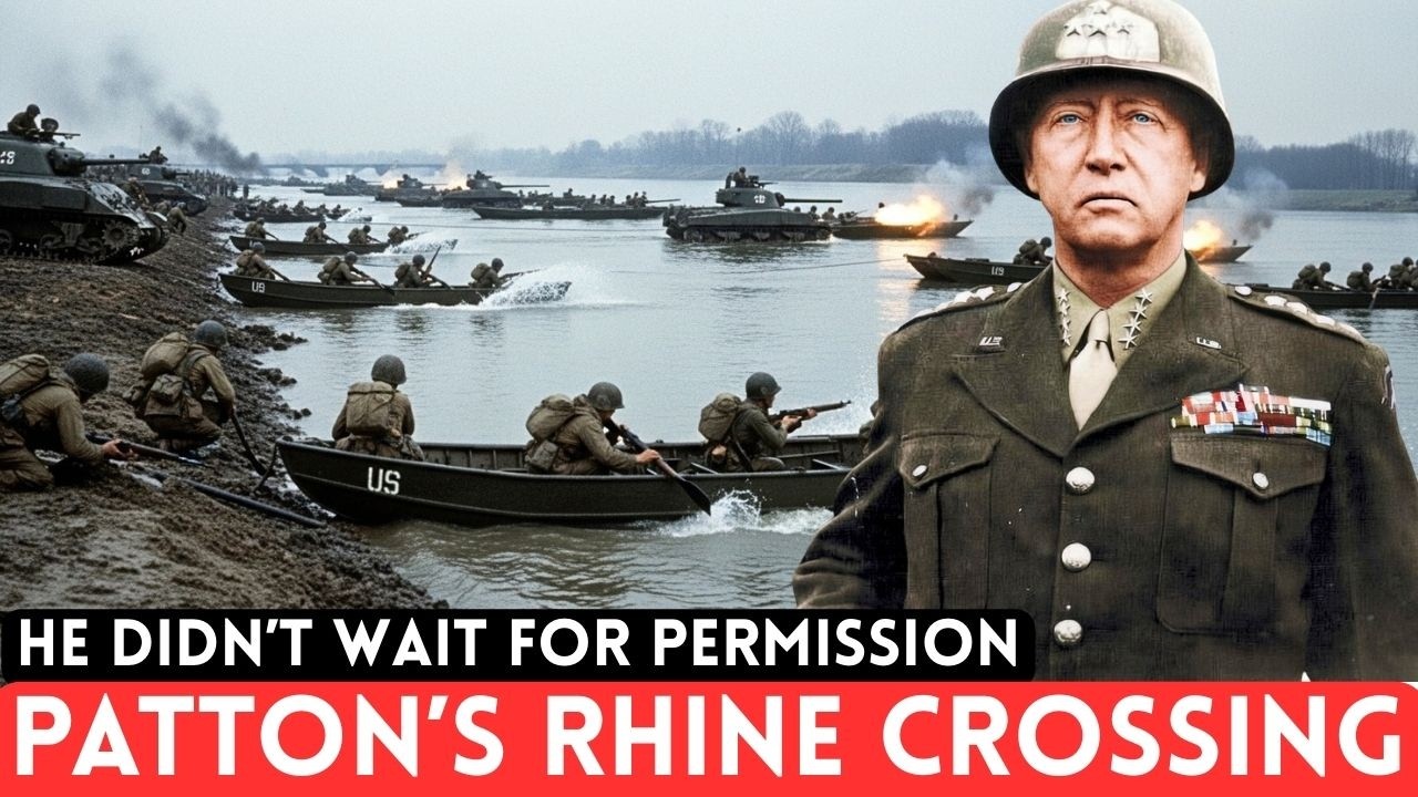 Fall Asleep To | The Complete History of Patton’s Rhine Crossing | WW2 Relaxing War Documentary