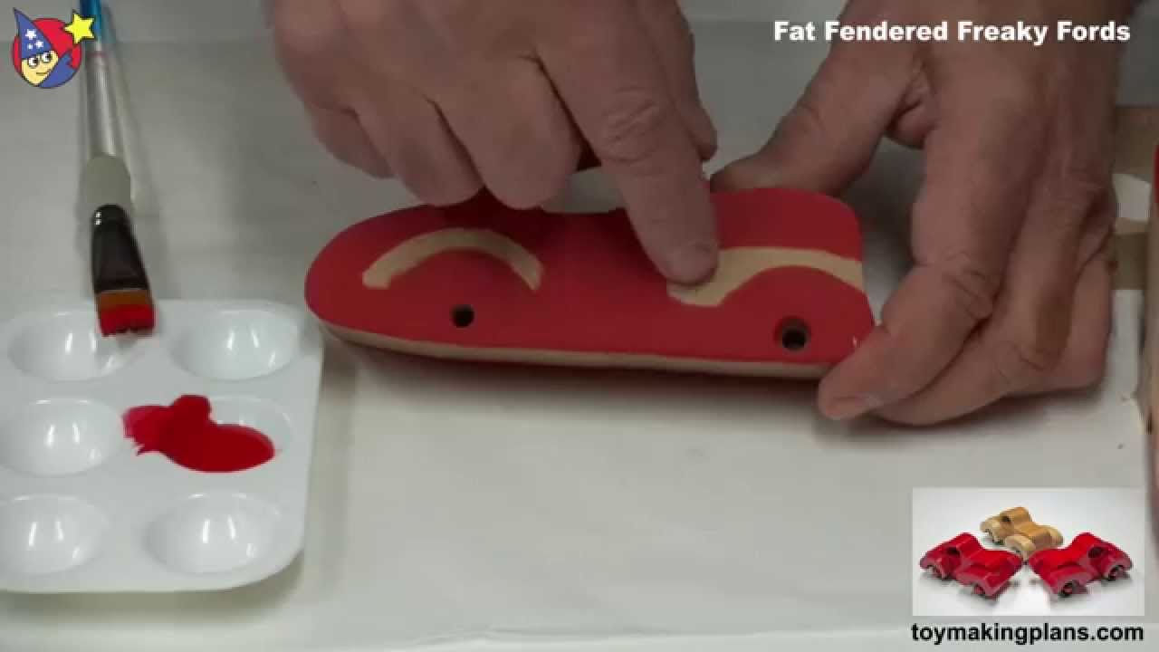 How to Router and Paint Wood Toys