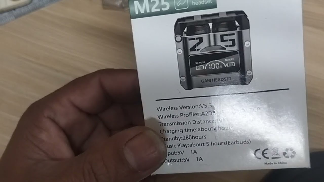 Review True Wireless Stereo TWS M25 #wireless #komputer 