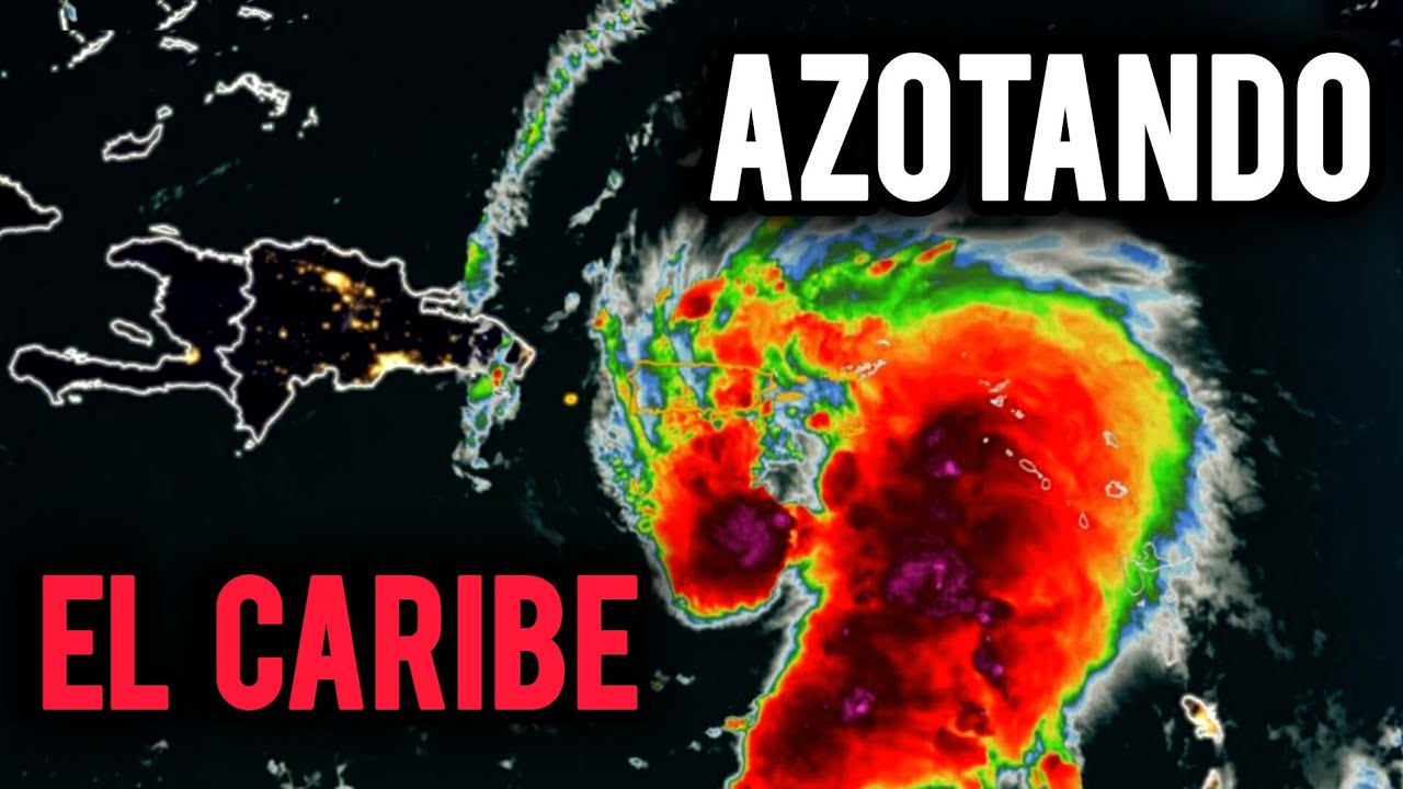 Alerta, Humberto ser&aacute; Hurac&aacute;n, Invest 94L azotando el Caribe, Clima de hoy en el Caribe #tormenta