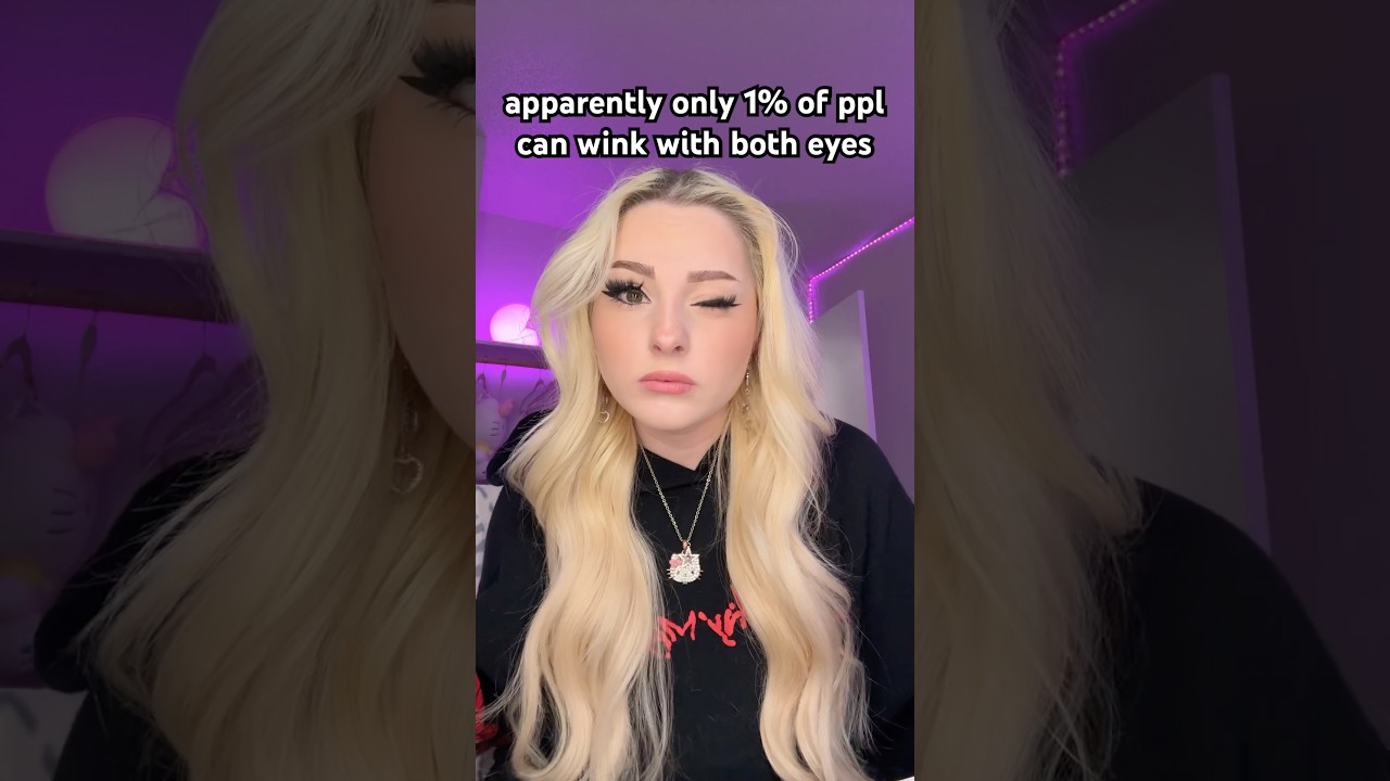 can you wink with both eyes?💗✨ #trending #viralvideo #comedy #tiktok #shorts