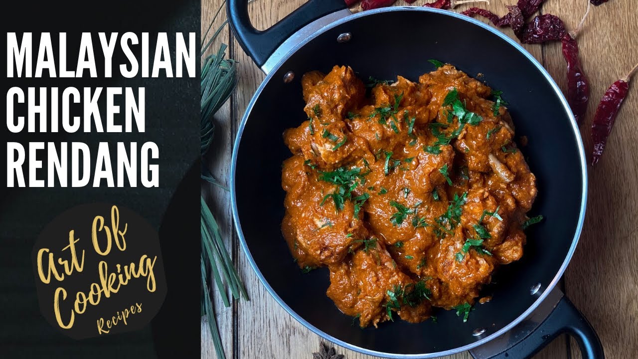 Malaysian Chicken Rendang | Rendang Ayam | How To Make Chicken Rendang