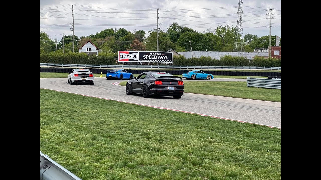 Southeast Michigan PCA HPDE at M1 Champion Motor Speedway, fastest lap in the Shelby GT350R 1:16.69