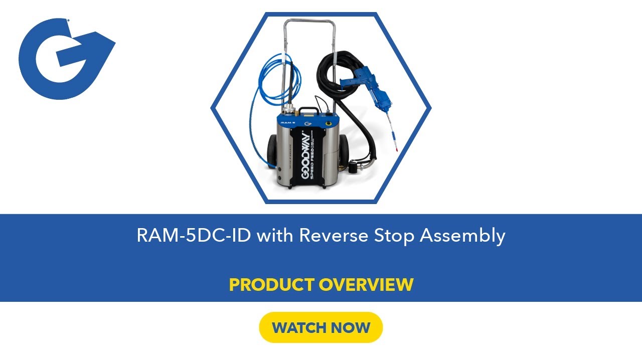 Goodway® | RAM-5 Automated Rotary Tube Cleaner