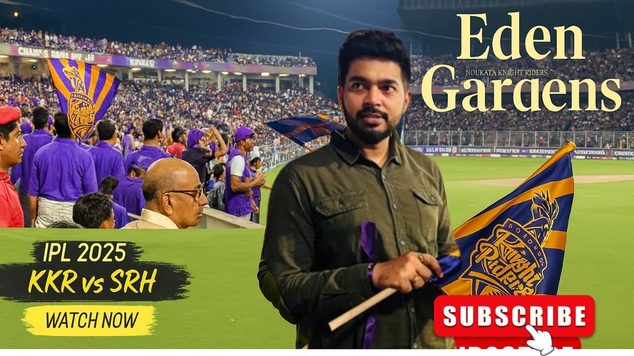 KKR vs SRH | IPL 2025 | Full Match Day Vlog from Eden Gardens | Crowd & Vibe 💥