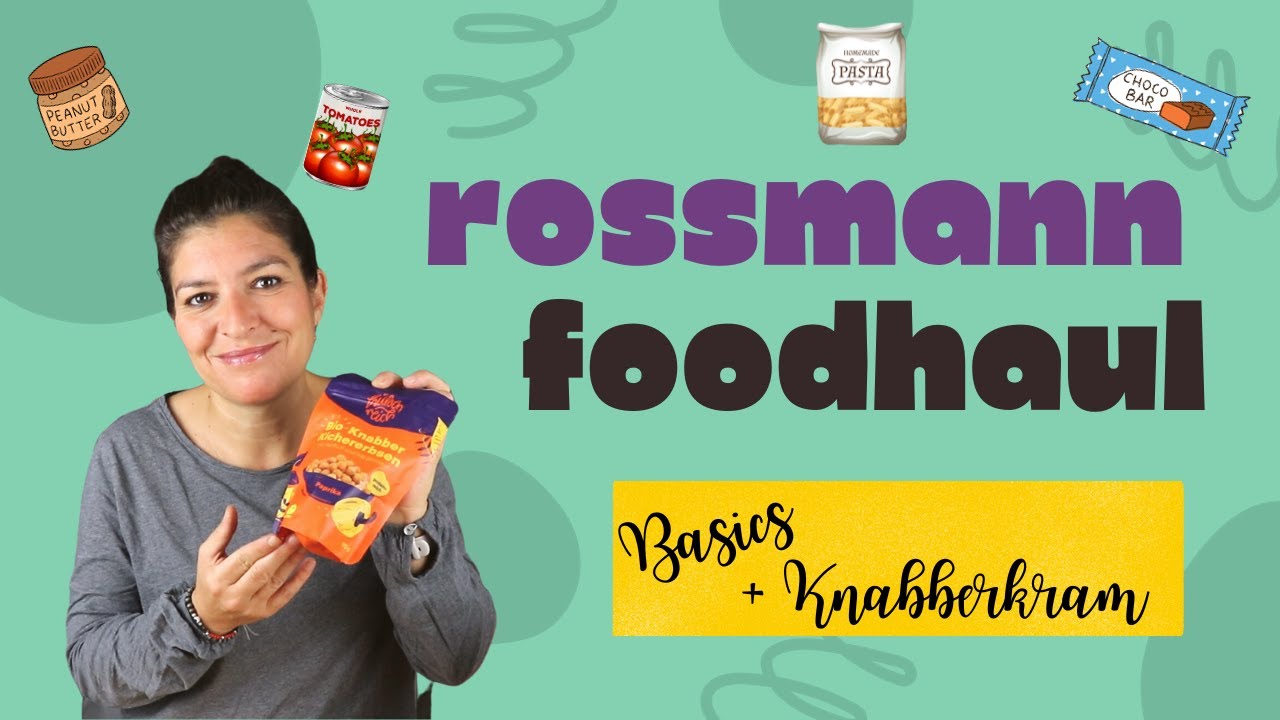 Rossmann Food Haul - Basics und Knabberkram - was kaufe ich bei Rossmann?