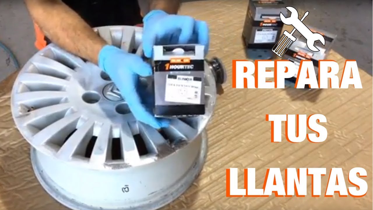 Cómo reparar llantas de aluminio | Kit para llantas
