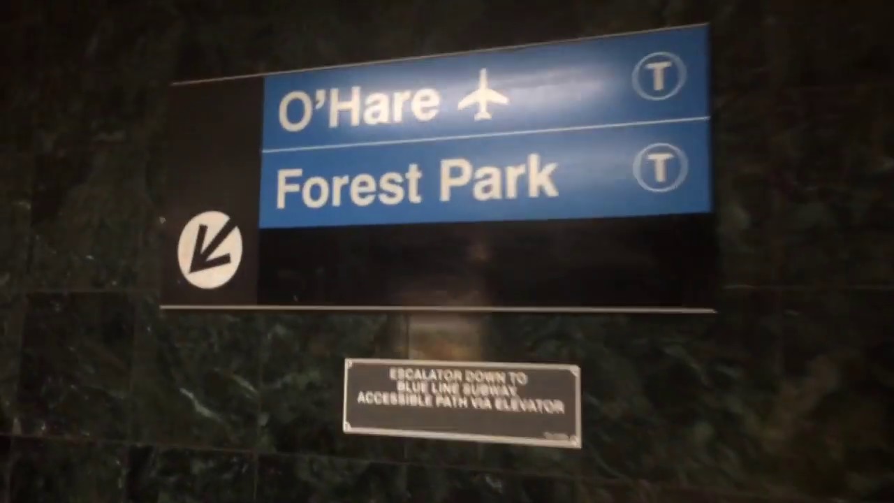 CTA Clark/Lake Transfer (Elevated to Subway)