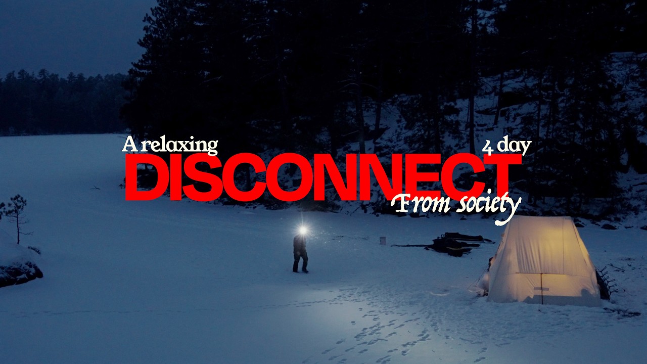 4 Days Offline in the Dead of Winter (Cinematic Vlog)