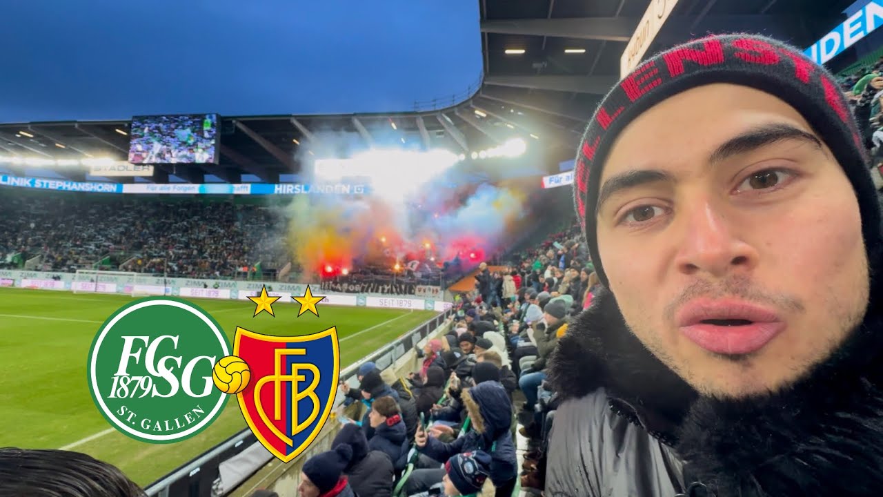 Spannendes und packendes Duell in der SCHWEIZ🇨🇭 | FC ST.GALLEN vs FC BASEL | Stadionvlog