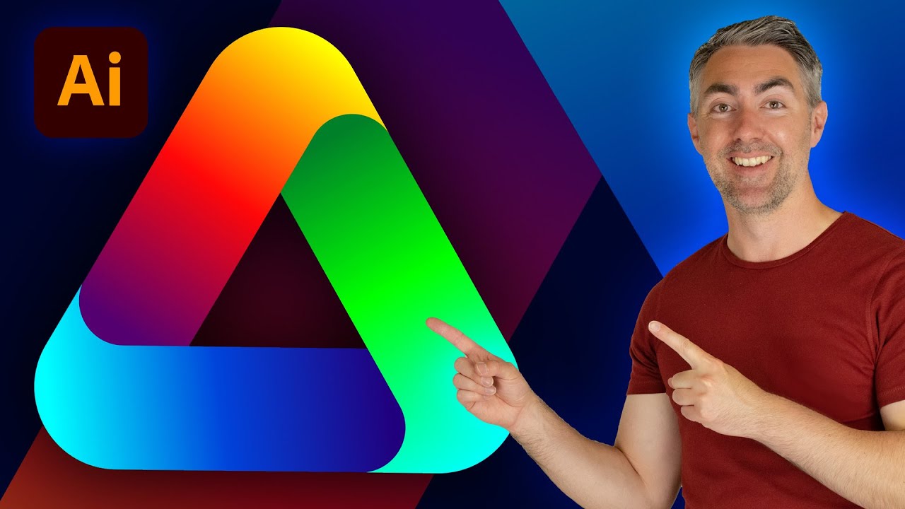 Создайте современный градиентный логотип с помощью инструмента Shape Builder в Adobe Illustrator
