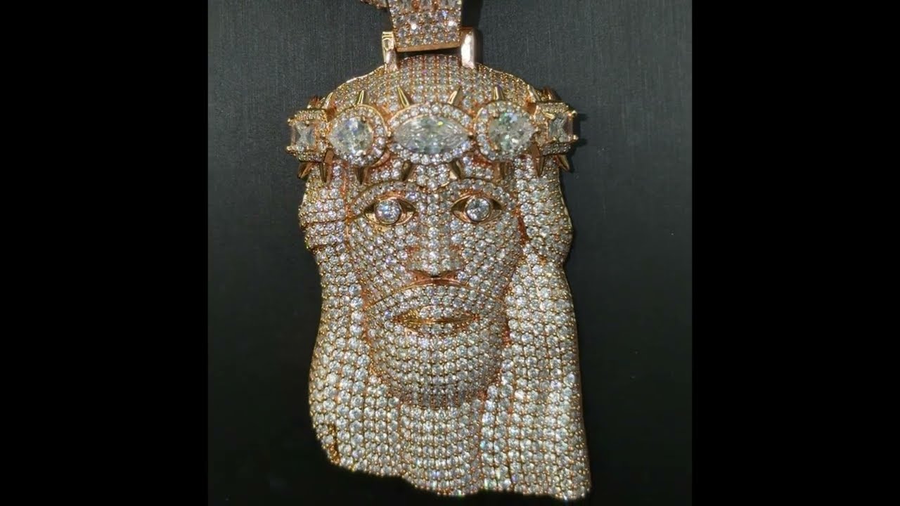 Moissanite Full Diamond Jesus Pendant | Ice Out Your Style 💎