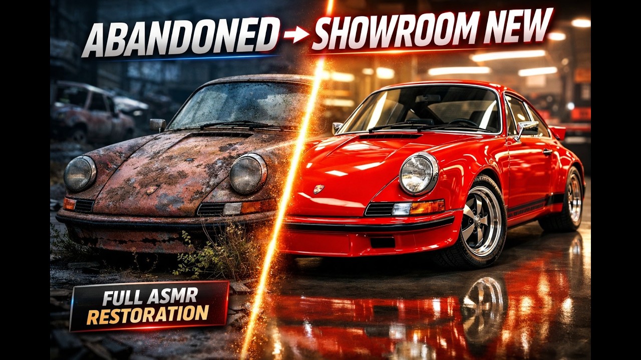 ASMR Full Restoration of Abandoned Guards Red Porsche 911 Carrera RS 1973 |