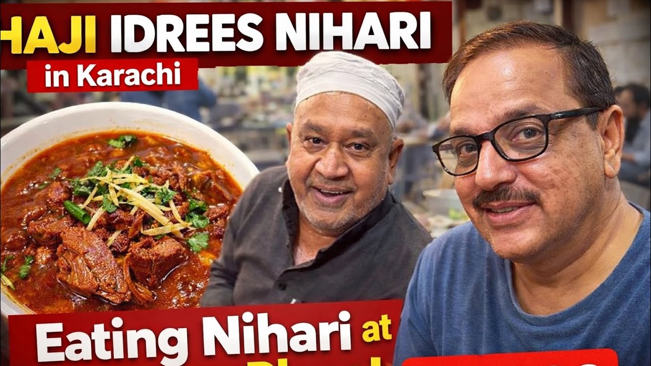 Haji Idrees Nihari Karachi 😍 | Legendary Taste You Can’t Miss!