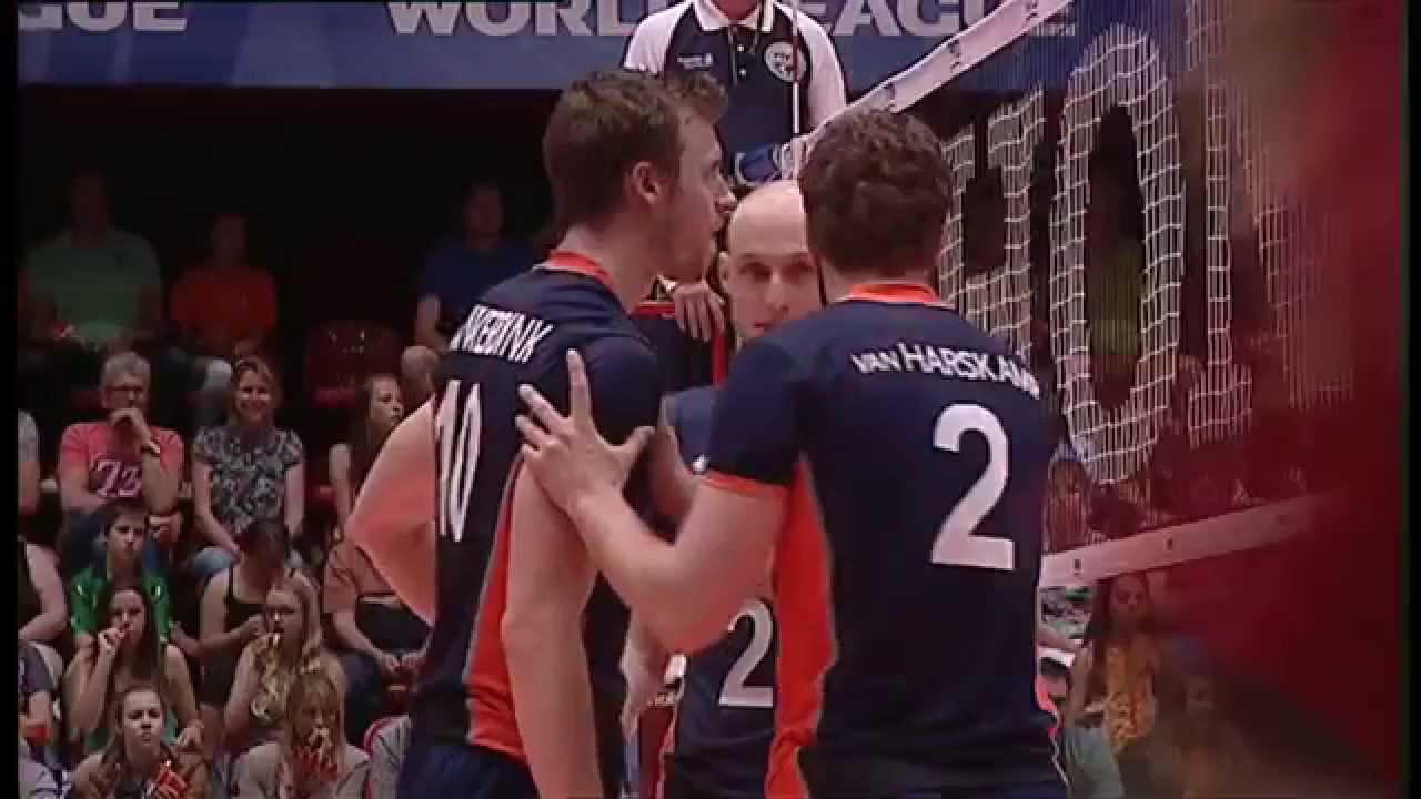 LIVE: Nederland - België (World League 2015, zondag 7 juni)