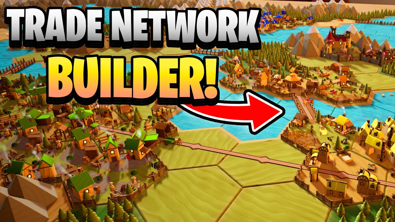 I Created A MASSIVE Trading Empire In This NEW Logistics Management Game!