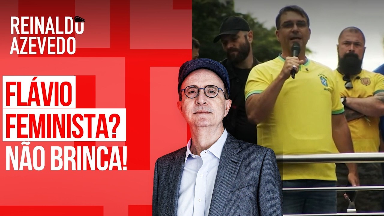 Reinaldo: Sem Michelle no palanque, Flávio pratica feminismo eleitoreiro