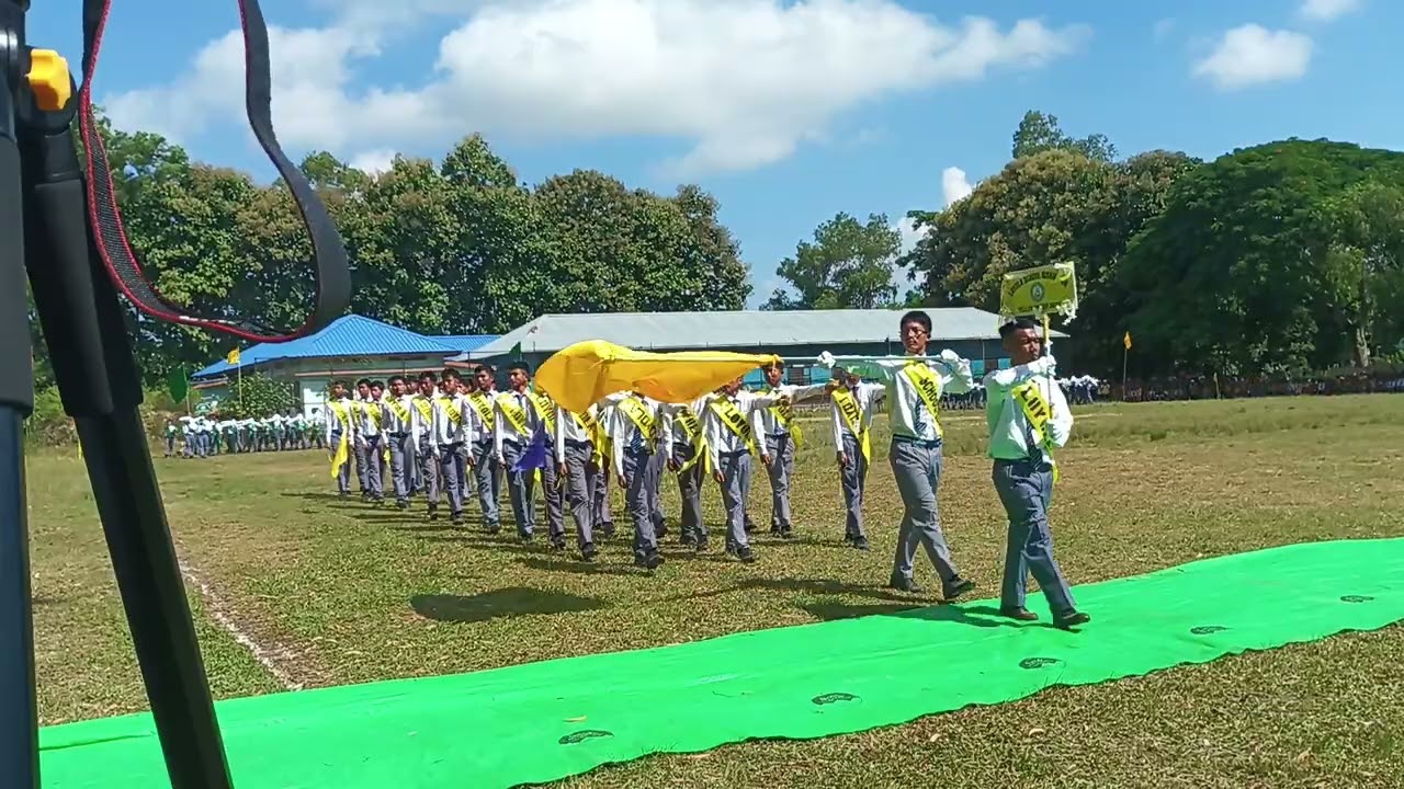 March past Contingents of Loyola School Bishnupur Annual Games and Sports meet 2025