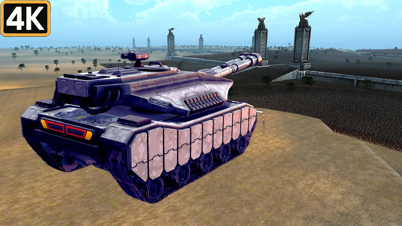 4.3 MILLION ALIEN & ZOMBIES VS BATTLE MBT TANK, T45 SHOTGUN & HEROES !! UEBS 2