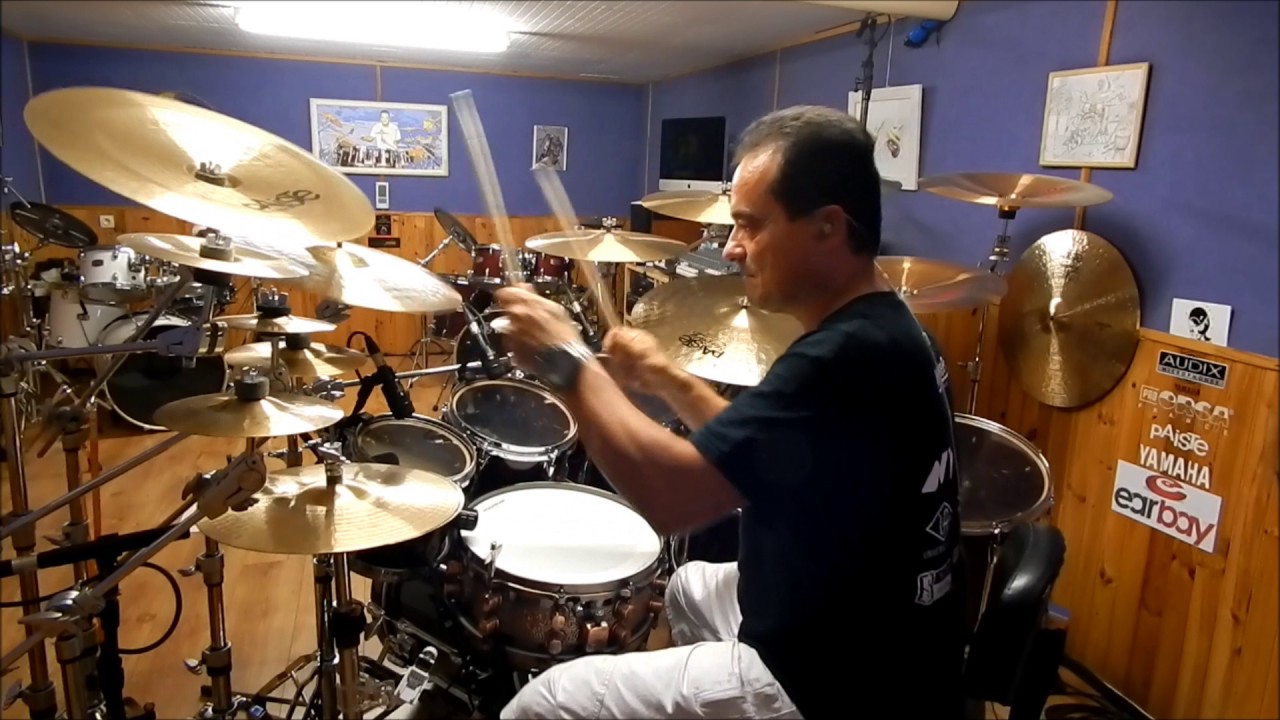 Eddy Mitchell, Lèche-bottes blues, Drum cover, Franck Cascalès