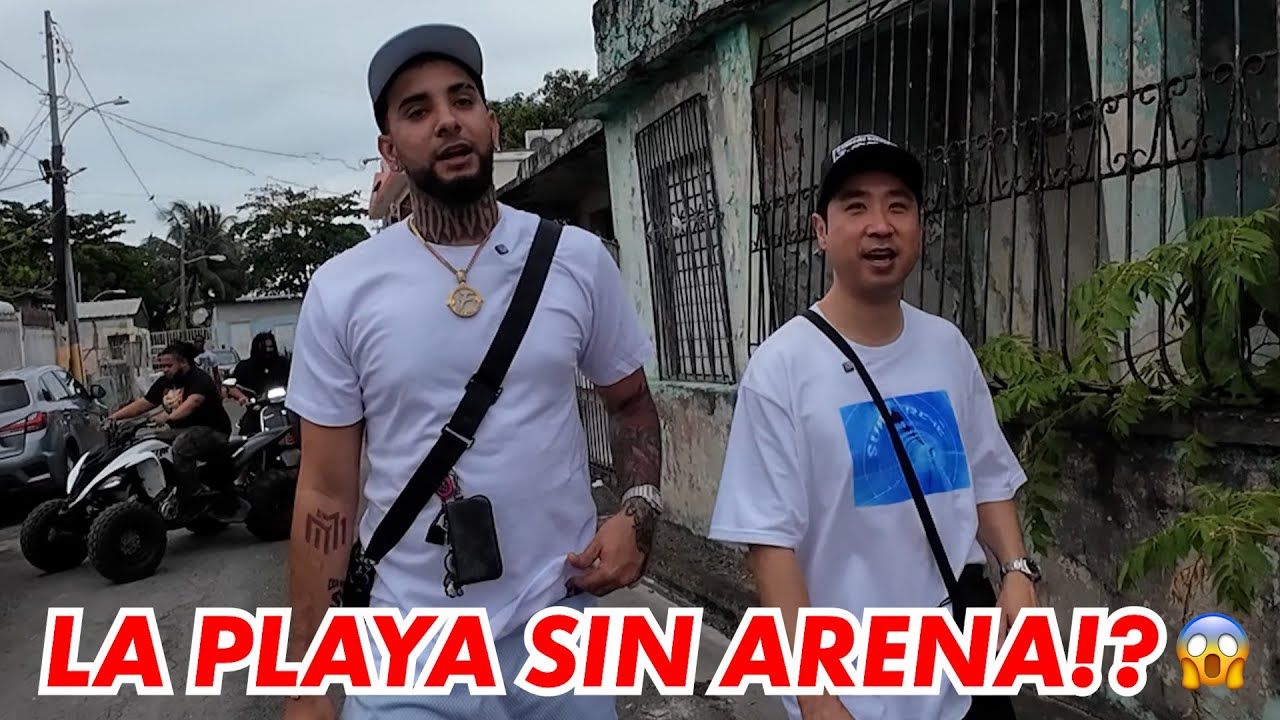 Coreano visitando los barrios de Puerto Rico 🇵🇷 ft. Midnvght en Playita