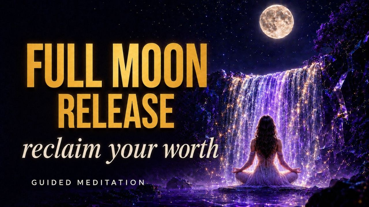 Full Moon Meditation JULY 2026 | Aura Cleansing, Emotional Release & Reclaim Your Worth