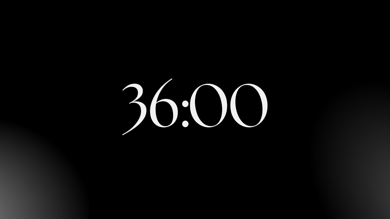 36 minutes of pure deep focus | minimal focus