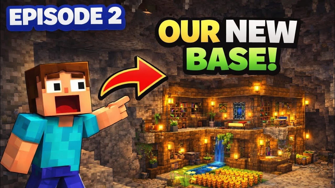 Episode 2: Finally Making a Base in Minecraft