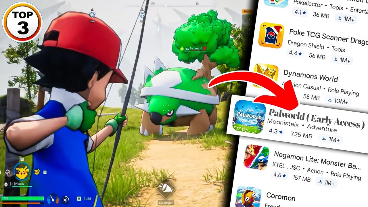 I FOUND TOP 3 HIDDEN 🎉 BEST PALWORLD ✨ LIKE GAMES YOU NEED 😍 TO PLAY NOW 🥳
