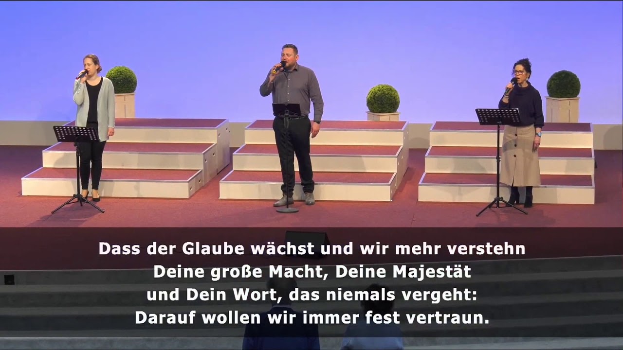 Sprich o Herr, denn wir stehen vor Dir