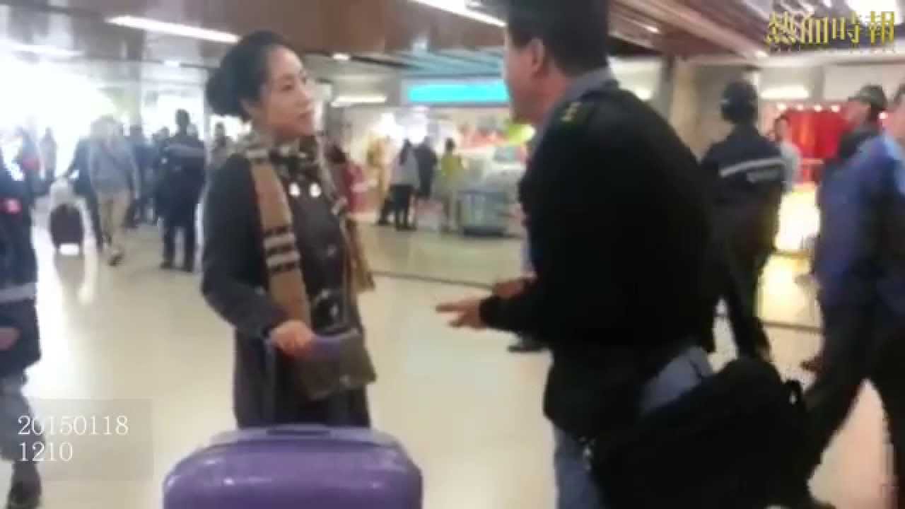 【2015-01-18 支援港鐵職員捉水貨客】上水站 水貨客與港鐵員工之攻防戰