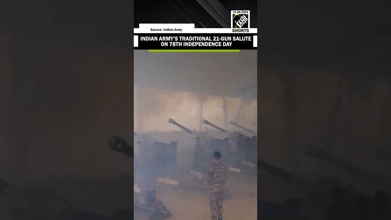 Watch: Indian Army gives traditional 21-Gun Salute on 78th Independence Day